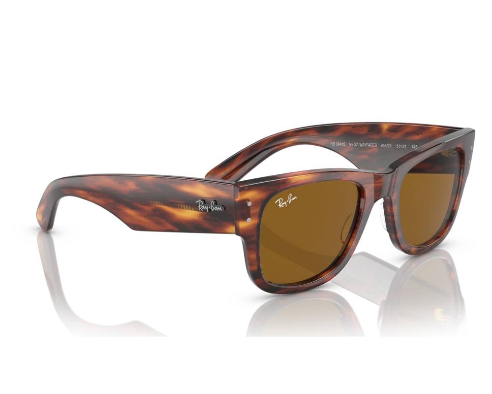 Ray-Ban RB0840S 954/33 Mega Wayfarer vista laterale