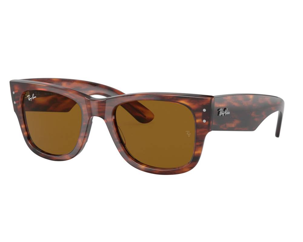 Ray-Ban RB0840S 954/33 Mega Wayfarer vista tre quarti