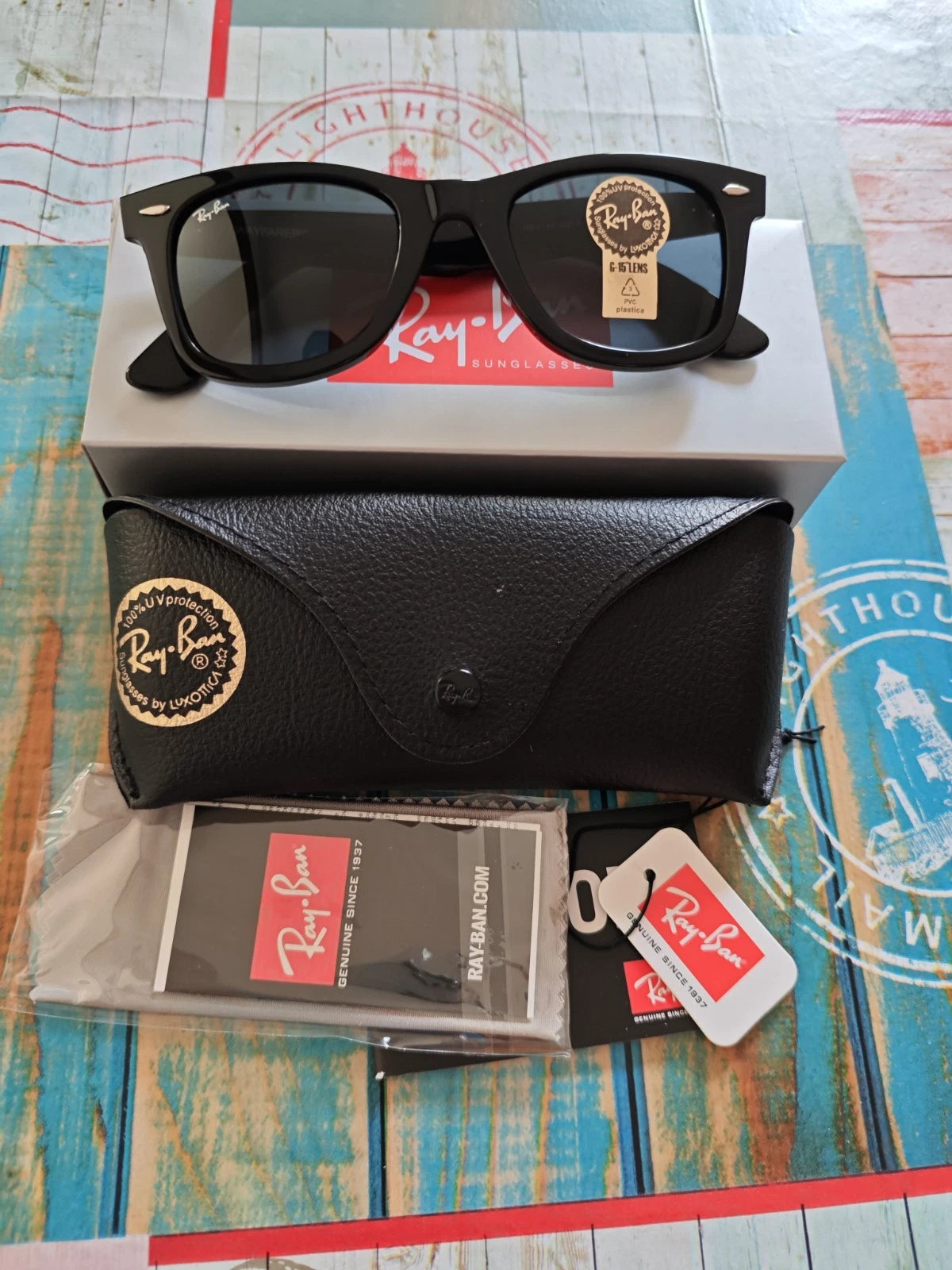Ray-Ban RB2140 901/A Original Wayfarer foto 1