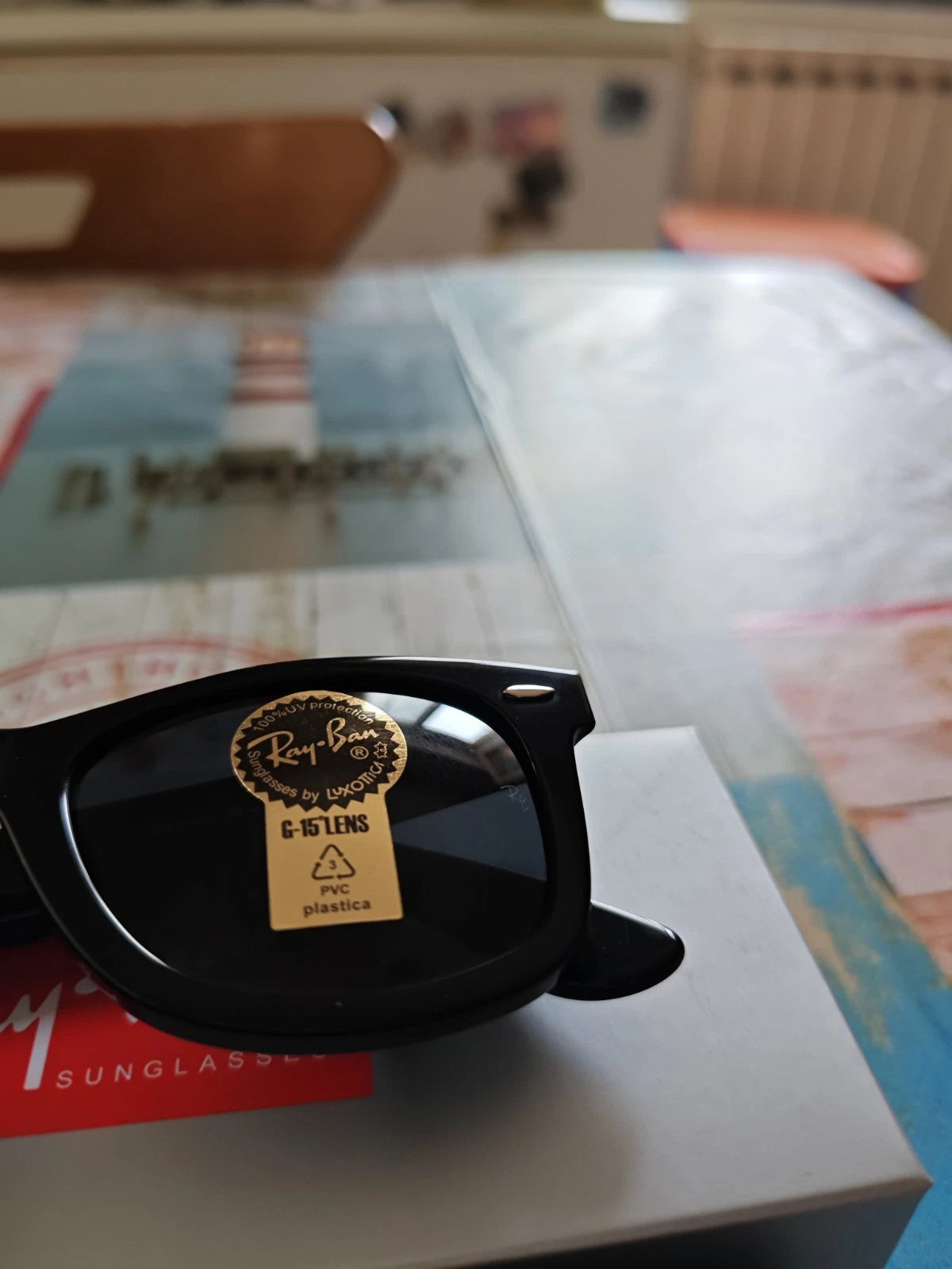 Ray-Ban RB2140 901/A Original Wayfarer foto 3