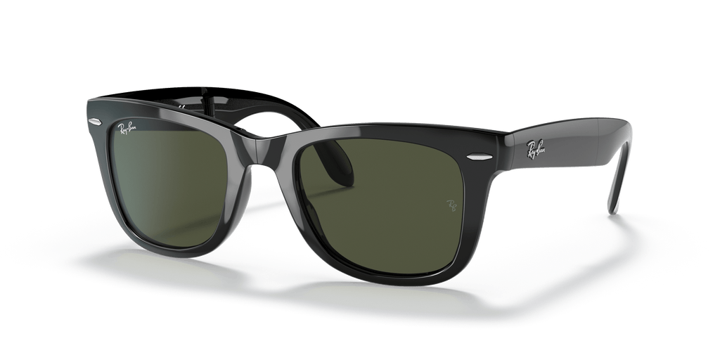 Ray-Ban RB4105 601 Folding Wayfarer tre quarti