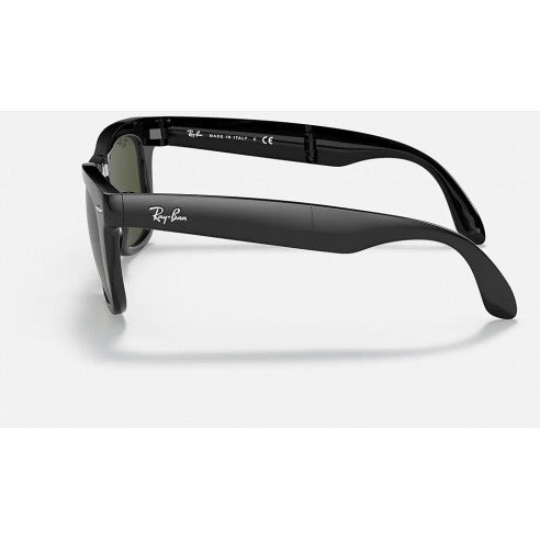 Ray-Ban RB4105 601S Folding Wayfarer laterale