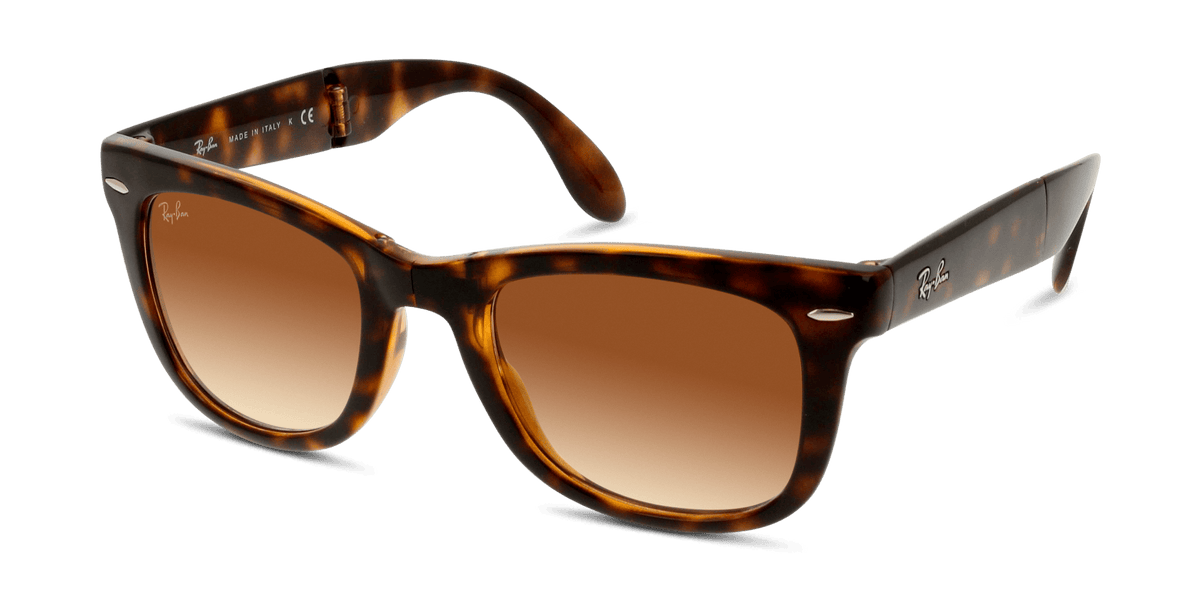 Ray-Ban RB4105 710/51 Folding Wayfarer tre quarti
