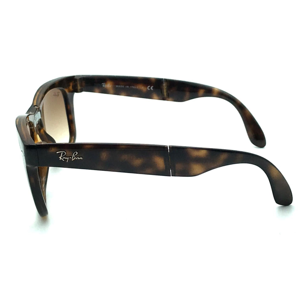 Ray-Ban RB4105 710/51 Folding Wayfarer laterale